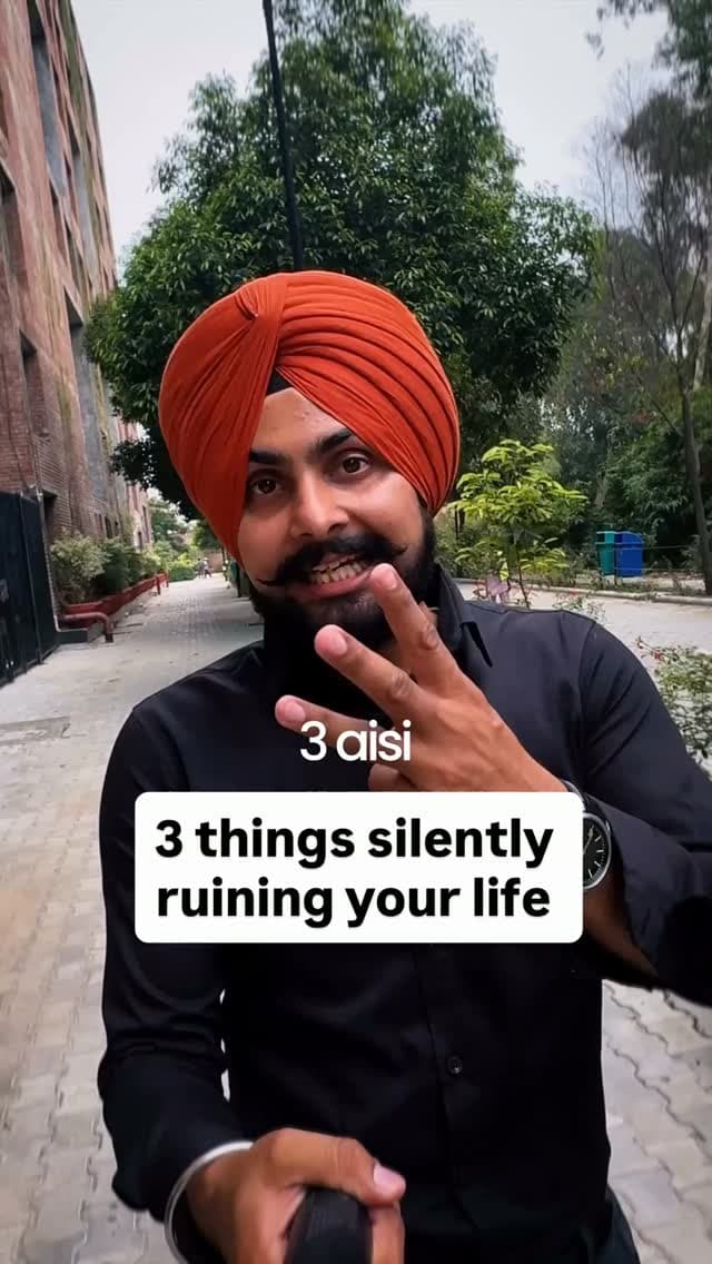 3 things silently ruining your life